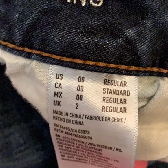 American Eagle size 00 jeans - Picture 3 of 4